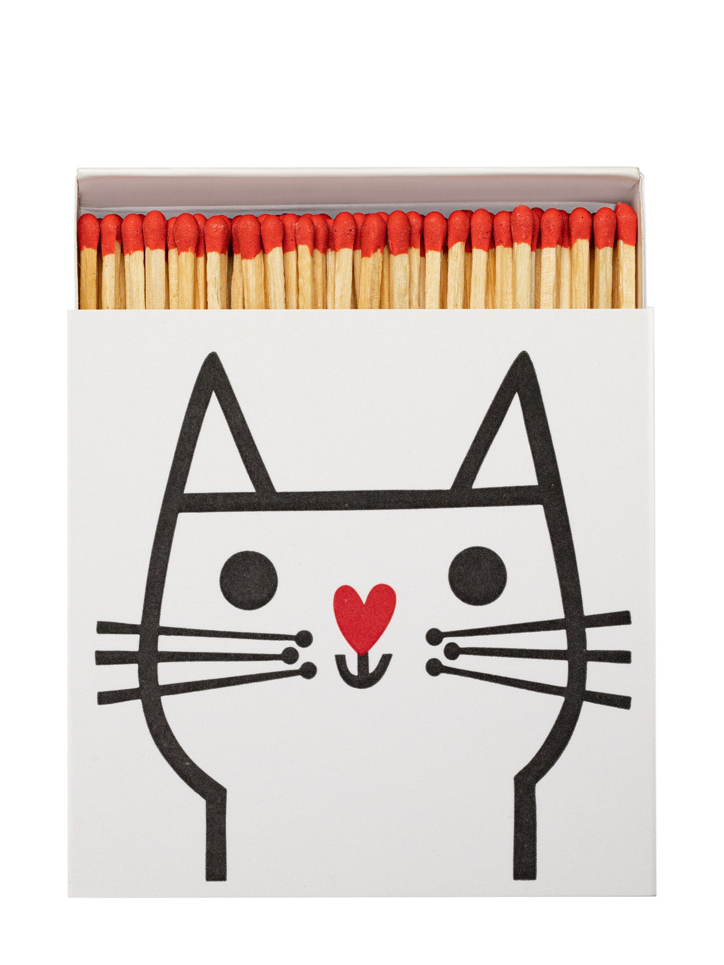Cat heart nose matches by Jane Foster