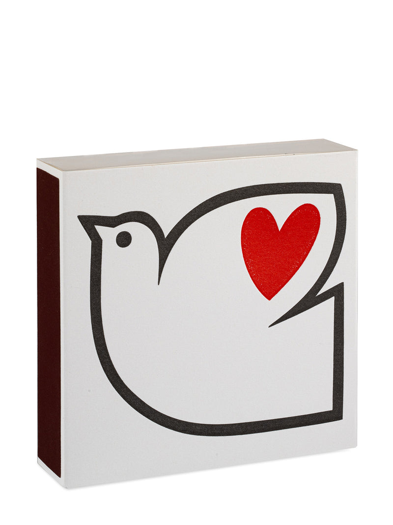 Dove heart matches by Jane Foster