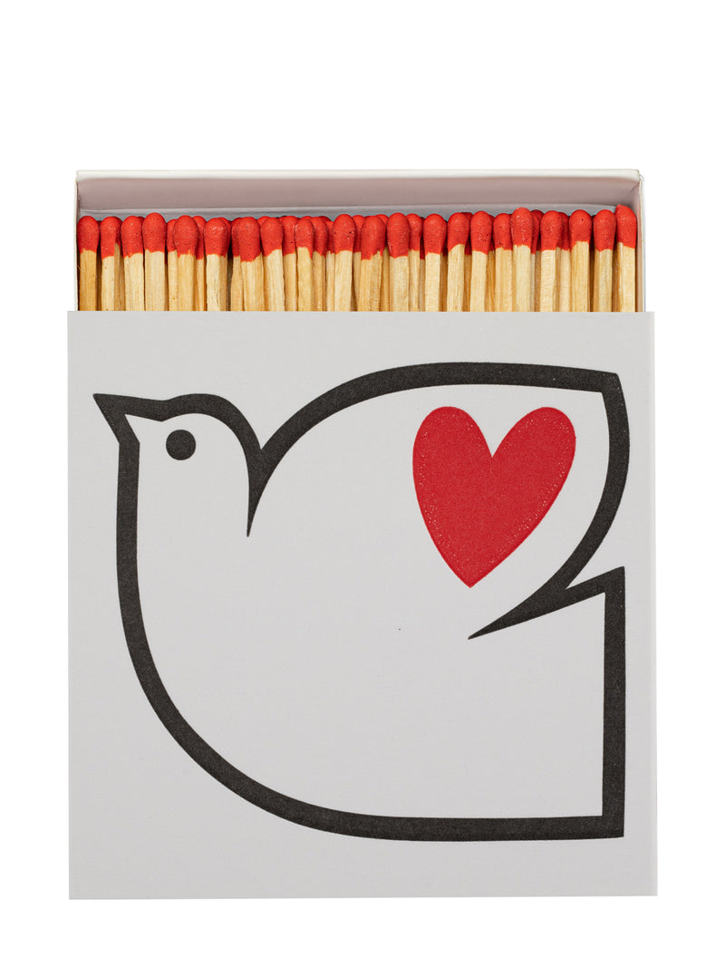 Dove heart matches by Jane Foster