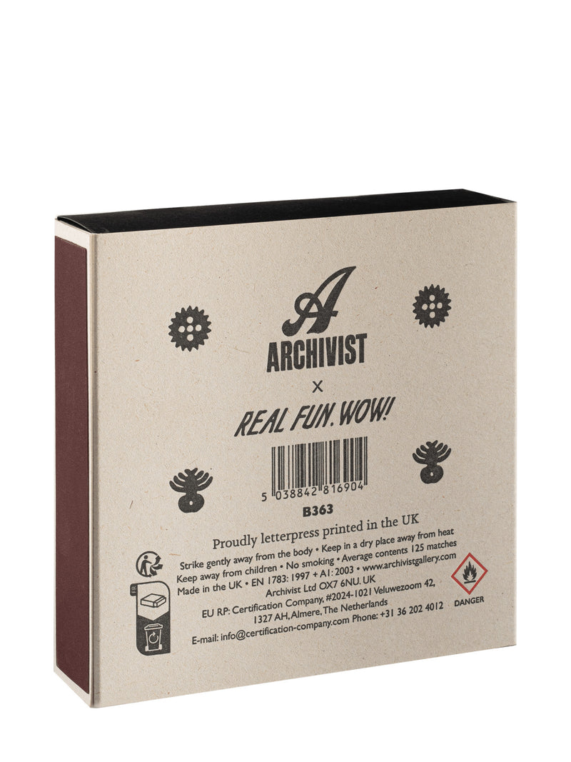 Archivist letterpress ink pad packaging with branding and product details.