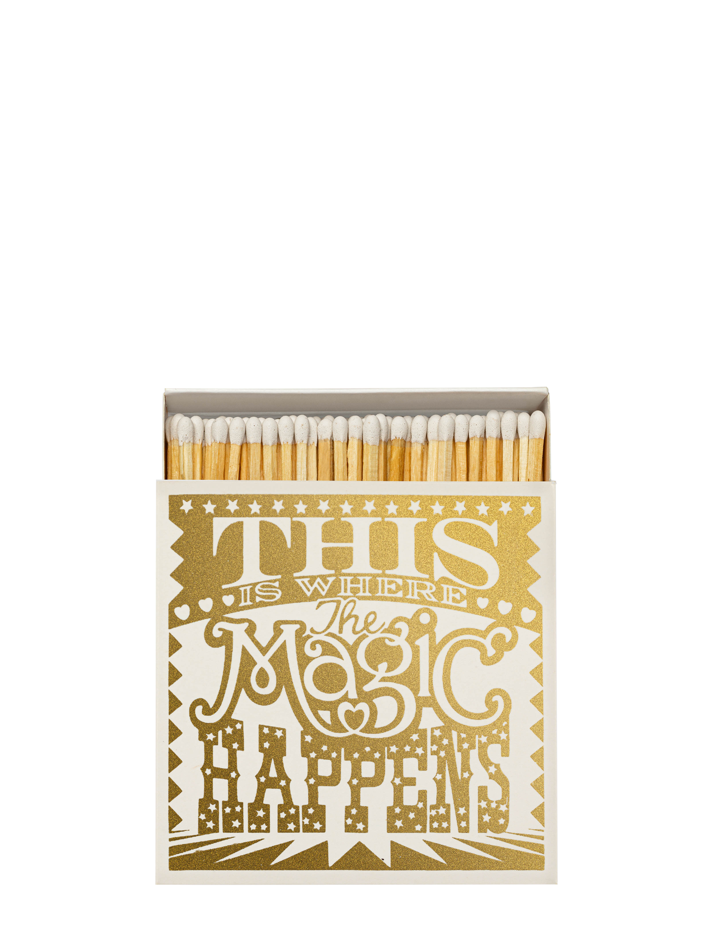 Magic happens white & gold matches