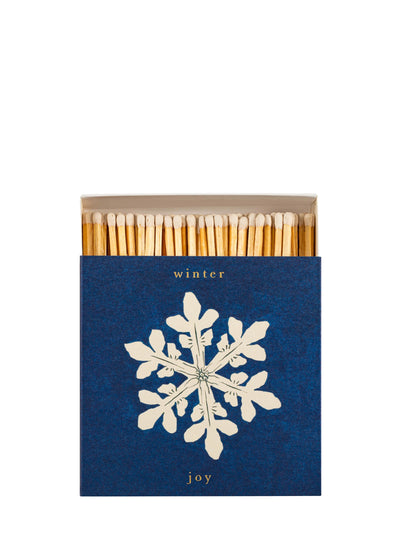 Winter joy snowflake matches by Wanderlust co.