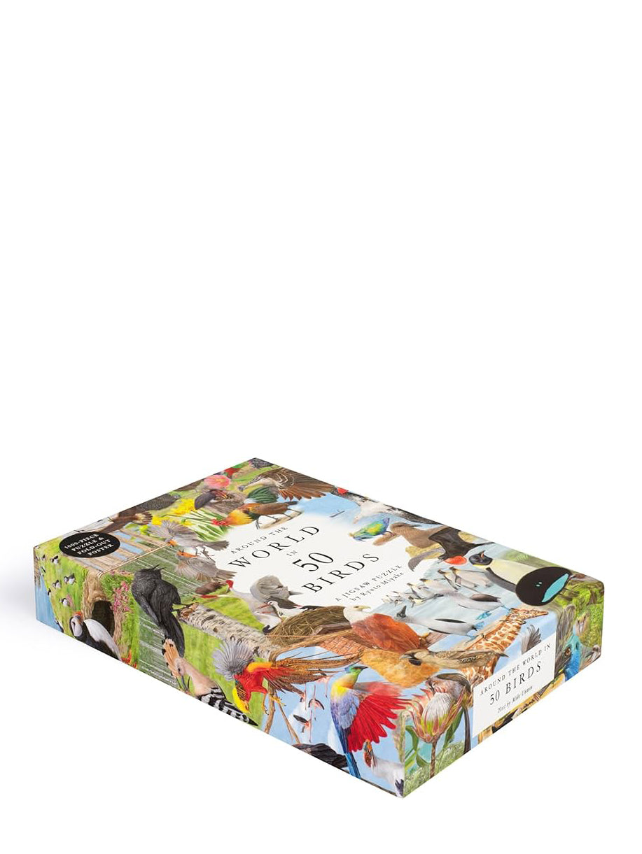 Around the World in 50 Birds puzzle (1000 pieces)