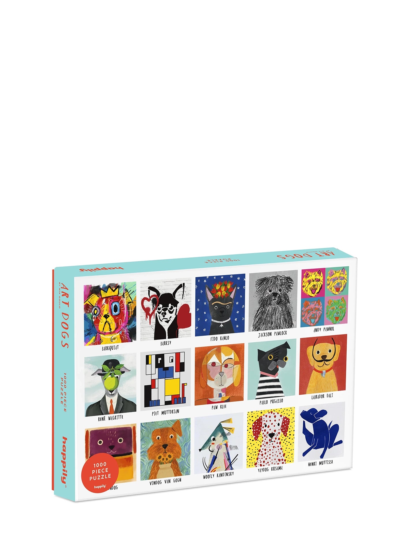 Art Dogs by Nia Gould puzzle (1000pcs)