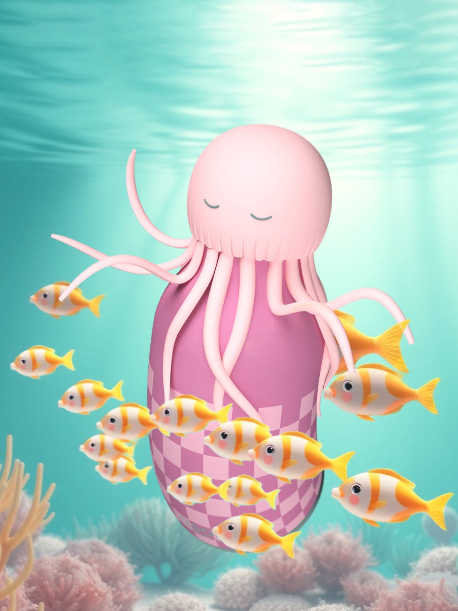 Jellyfish Bestie bottle (0,45L)