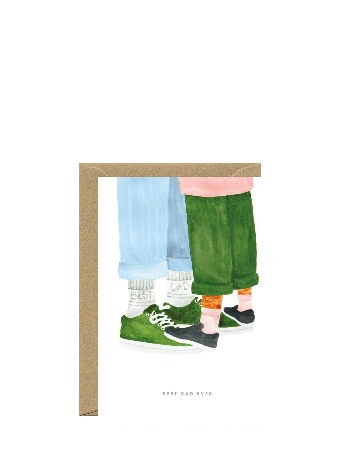 Best dad socks father's day card