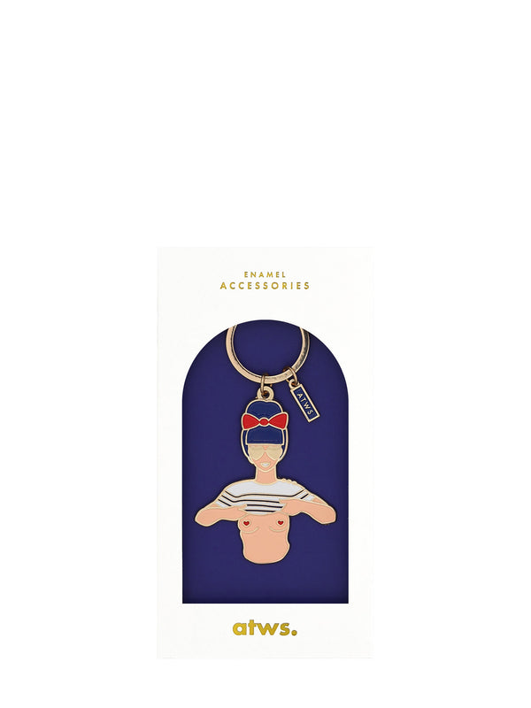 Sexy girl keychain