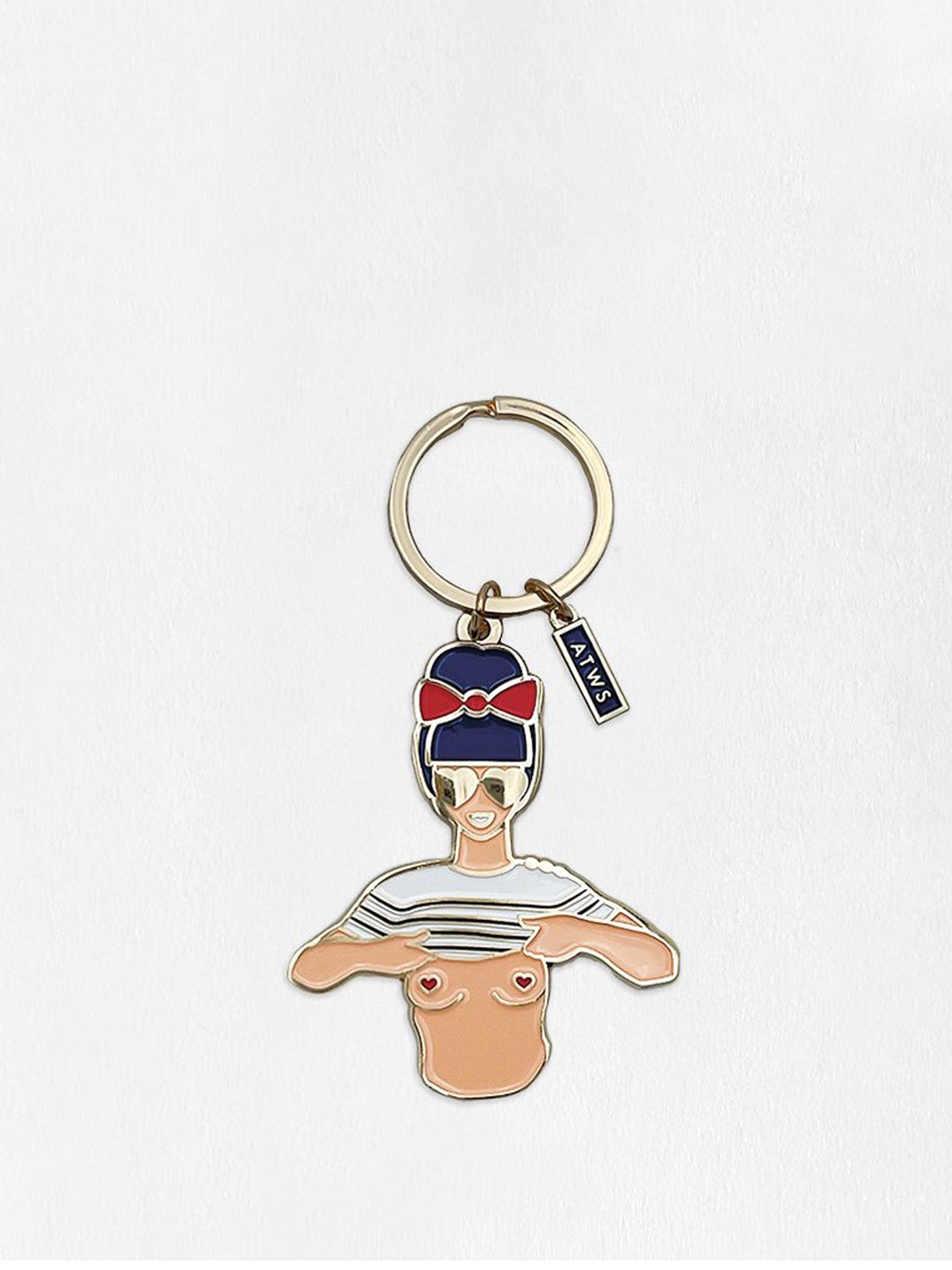 Sexy girl keychain