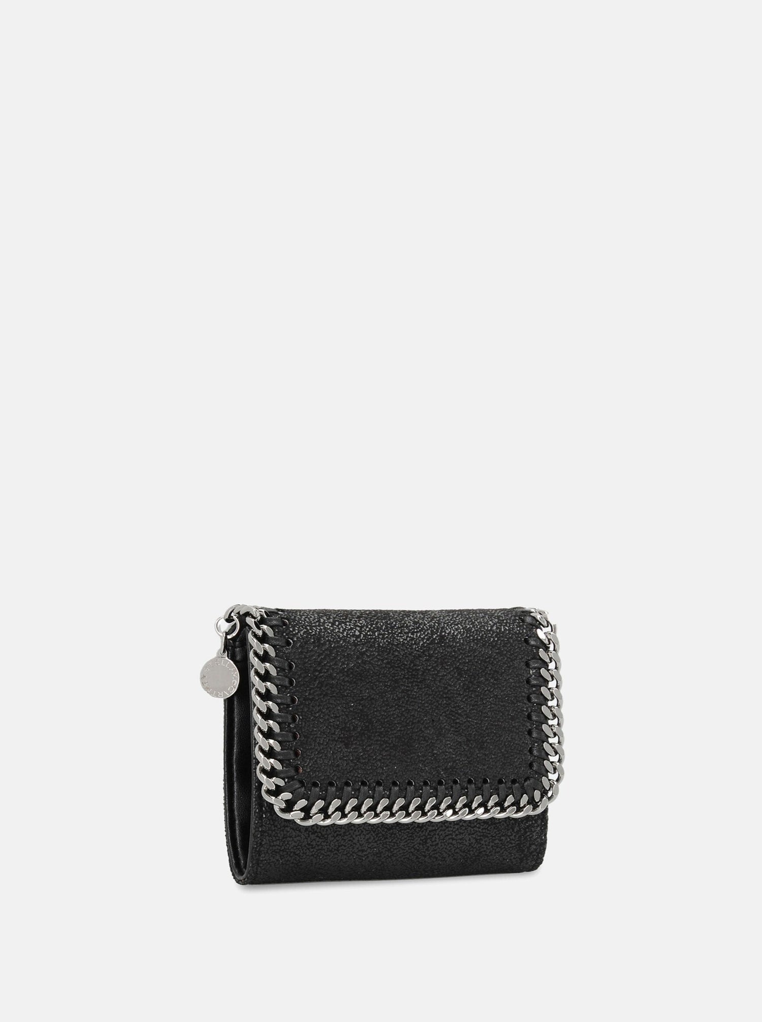 Small Flap Wallet Eco Shaggy Deer, black