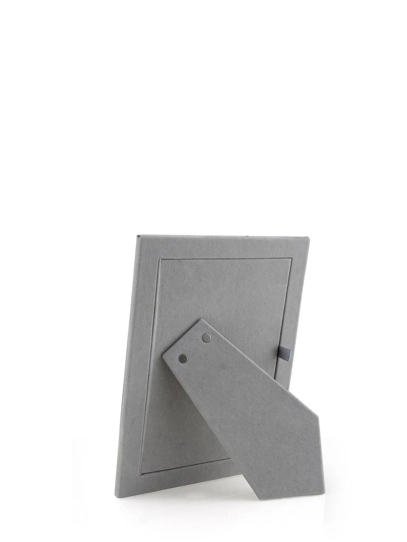 Enamel Picture Frame, cappuccino-silver (13 x 18 cm)