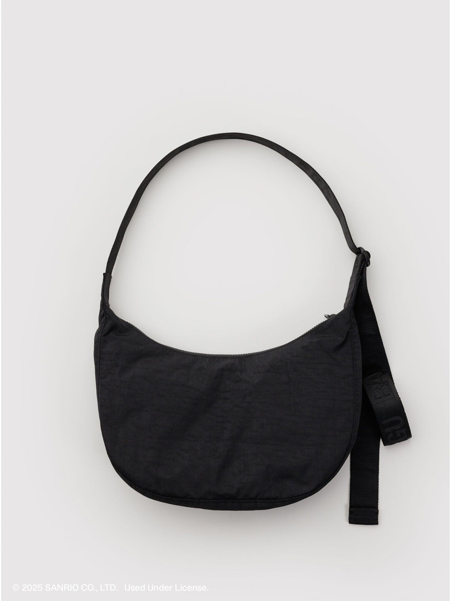 Medium Nylon Crescent Bag, embroidered Hello Kitty Western