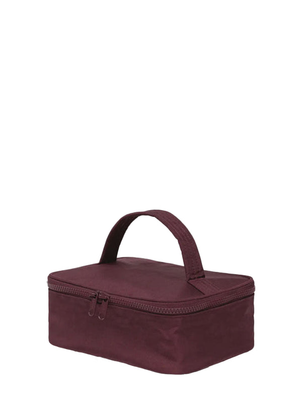 Small cosmetic case, mahogany brown