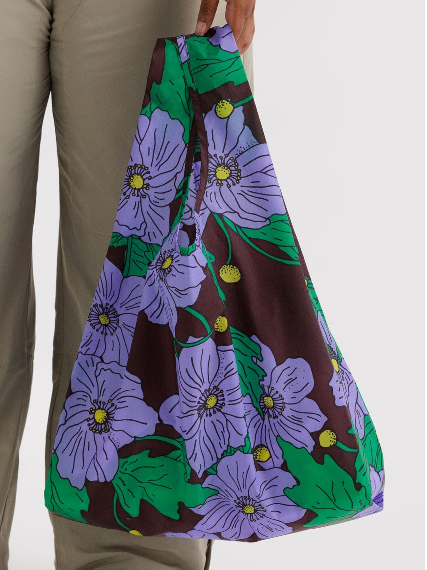 Standard Baggu, Maroon Poppy