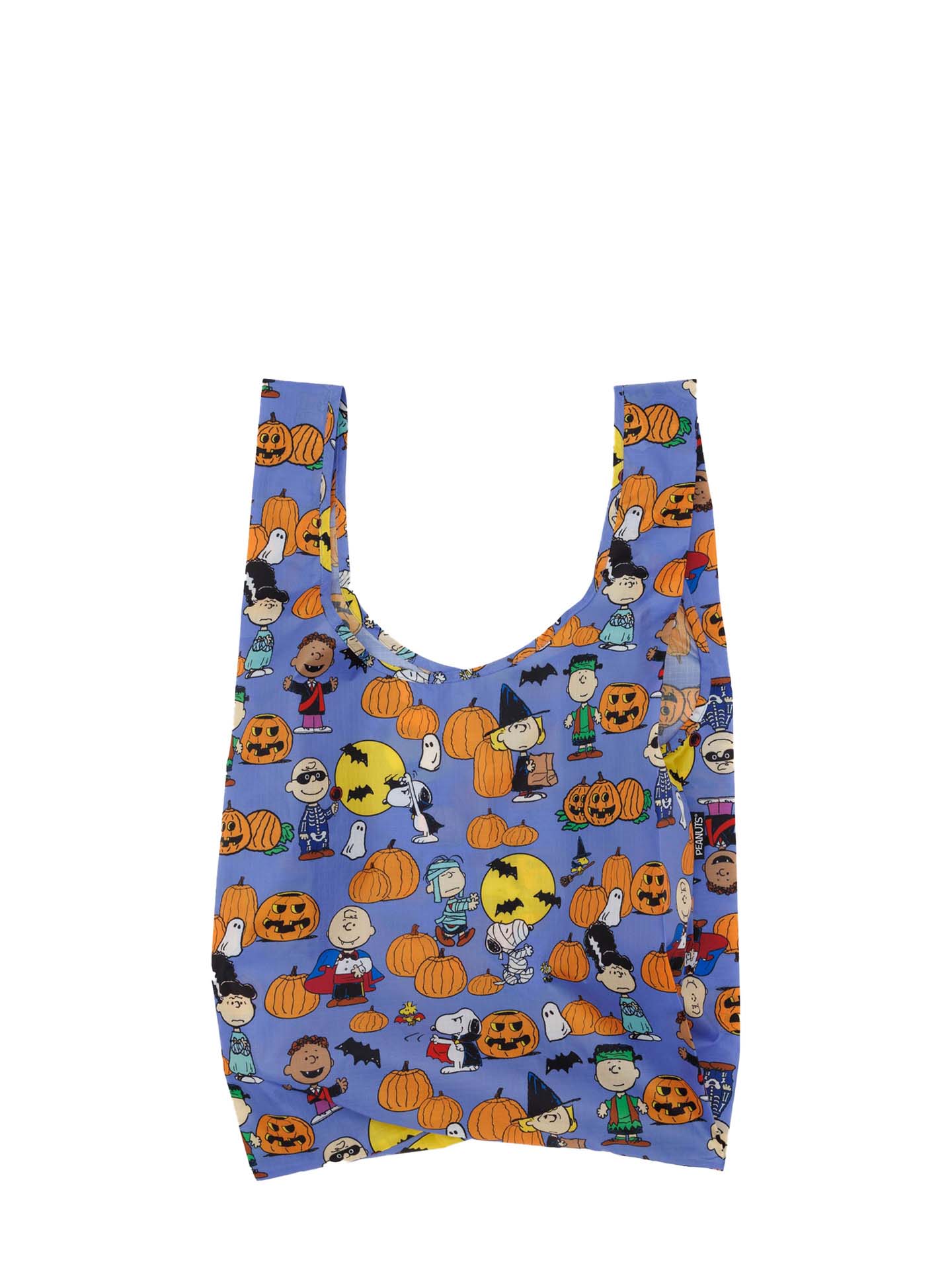 Standard Baggu shopping bag, Peanuts pumpkin patch