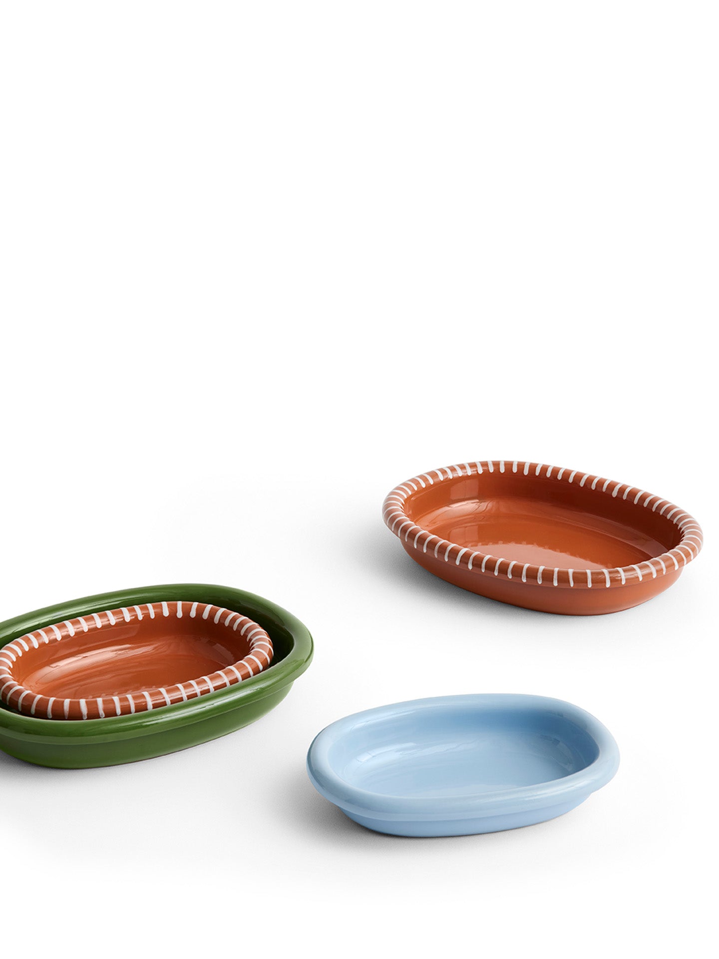 Barro Small Oval Dish, light blue (27,5cm)