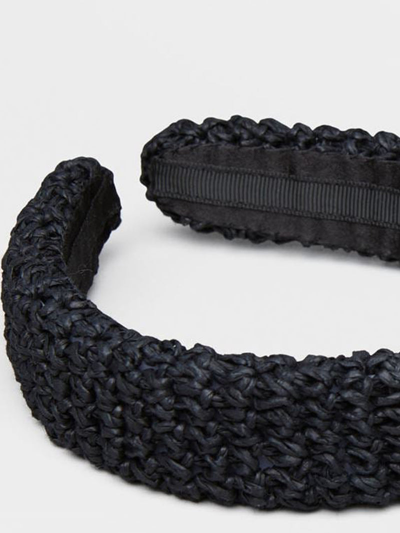 Dalia headband, black or natural
