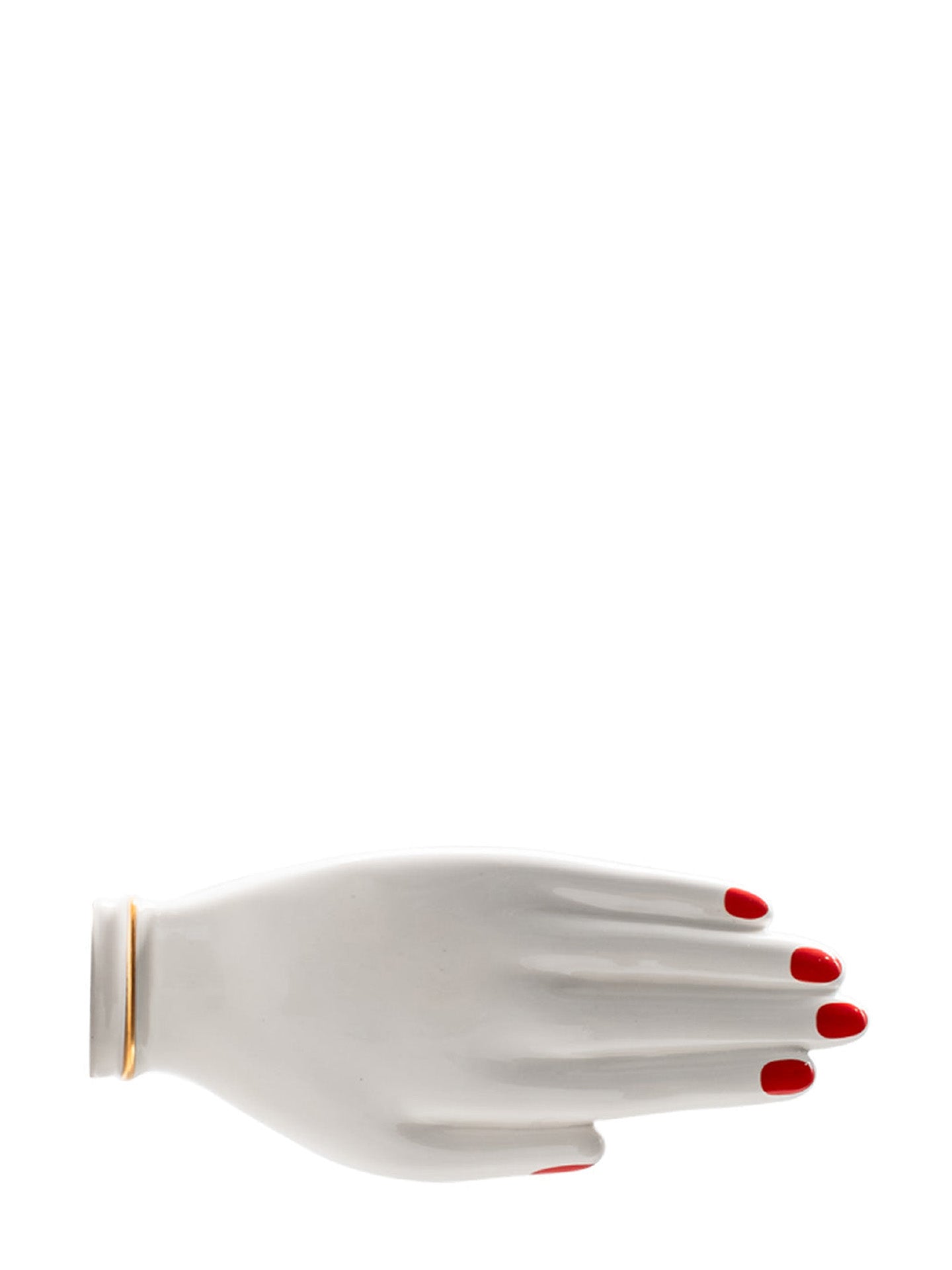 Red nail hand trincket tray