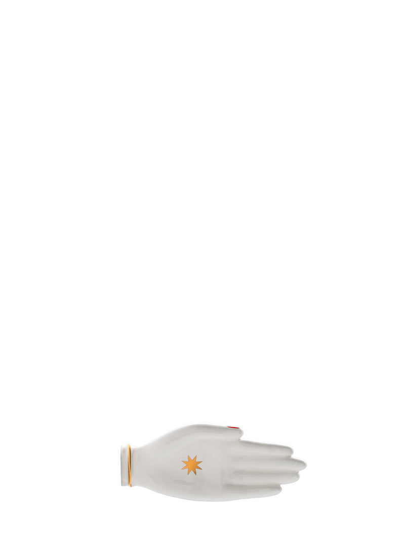 Red nail hand trincket tray