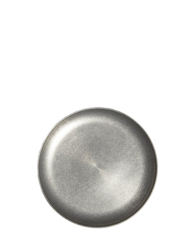 Metal underplate, aged silver