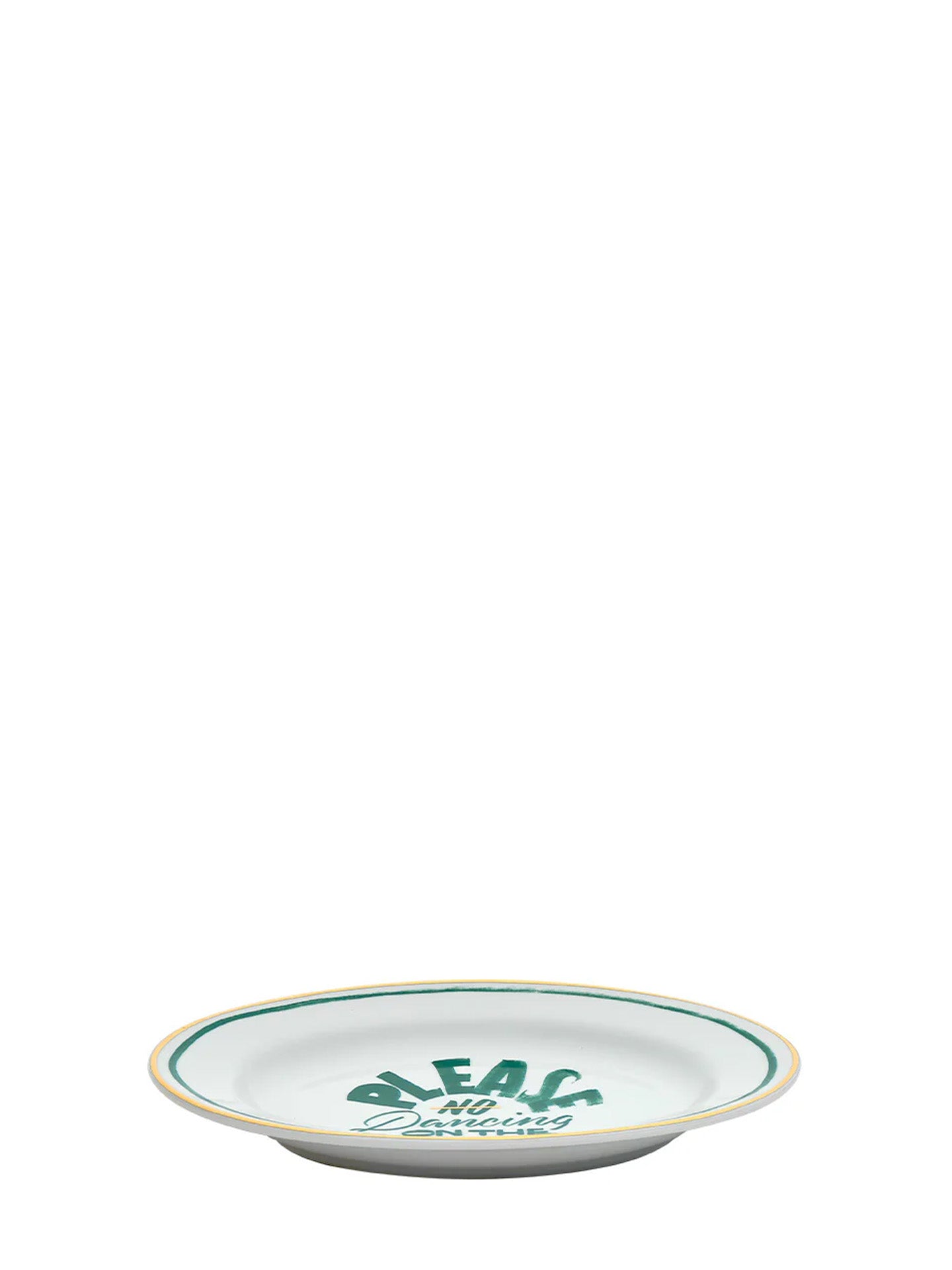 No dancing on the tables oval dish