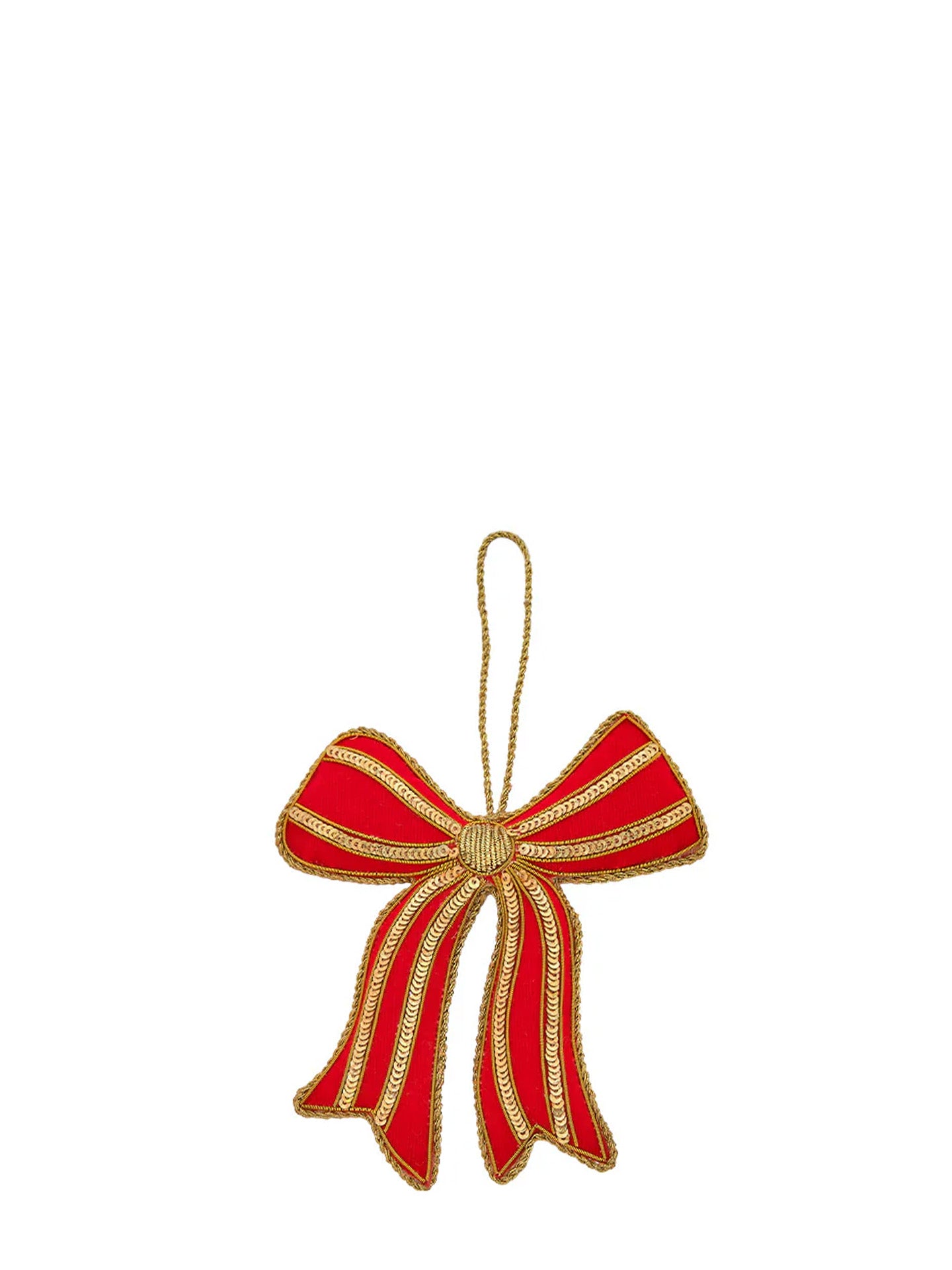 Bow with sequin ornament