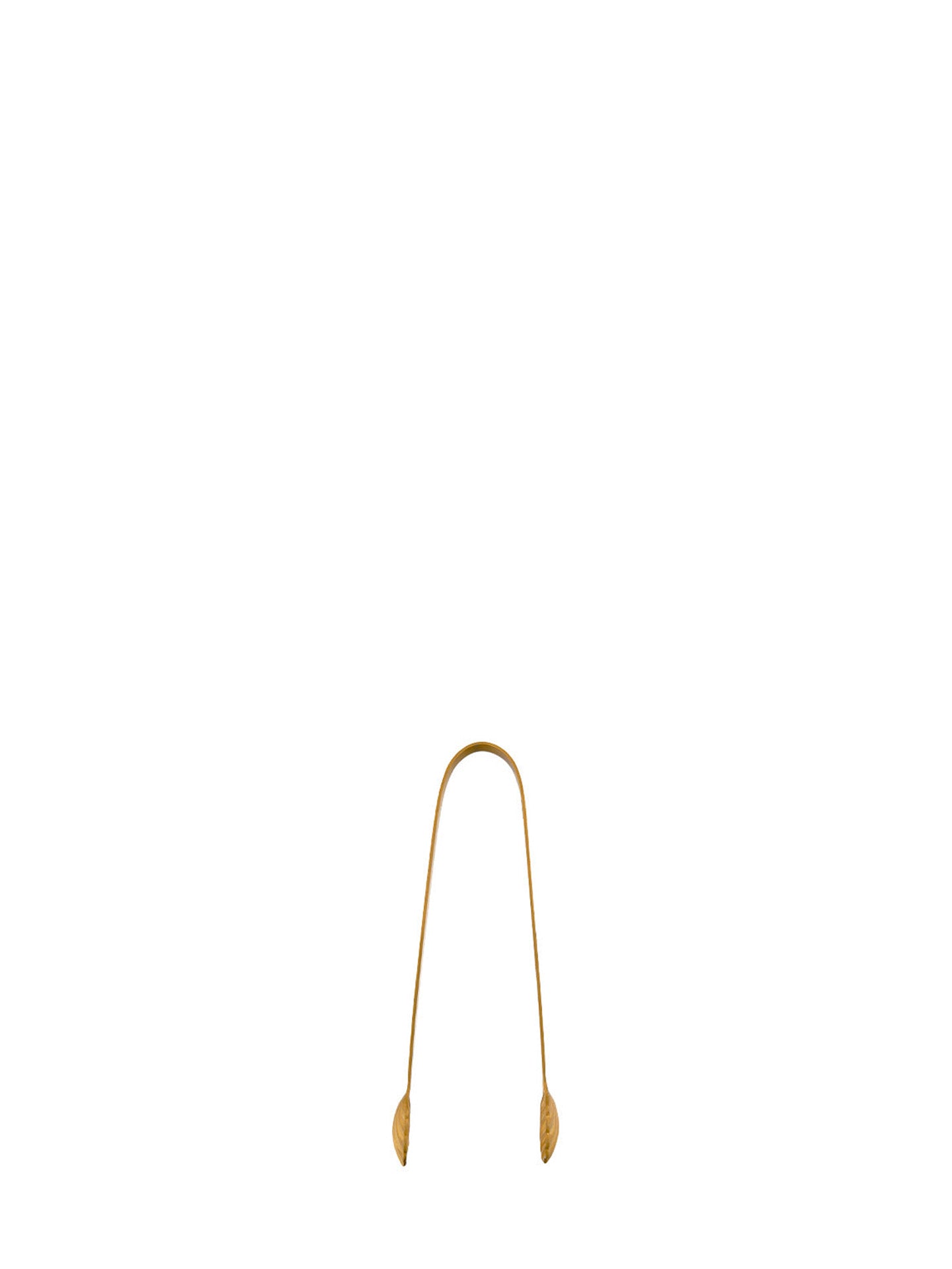 Extra small shell tongs, golden