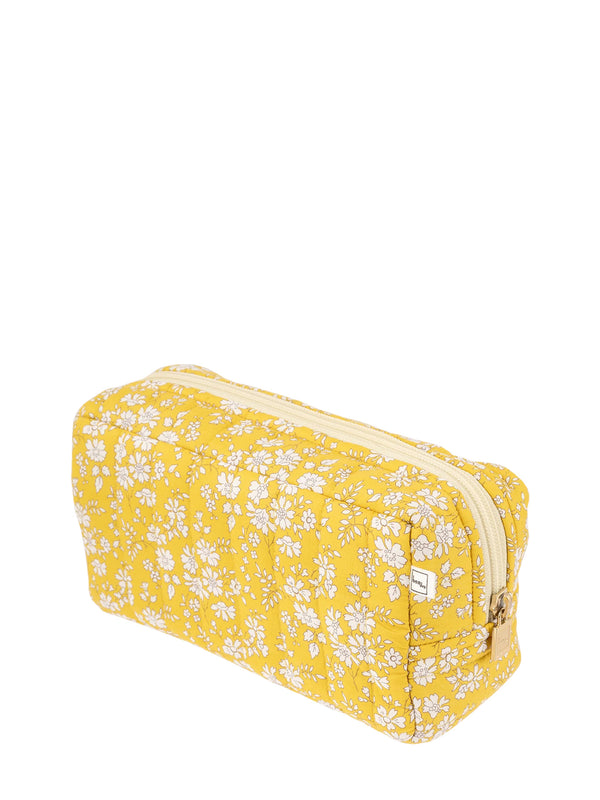 Pouch XS square, Liberty print Capel Yellow