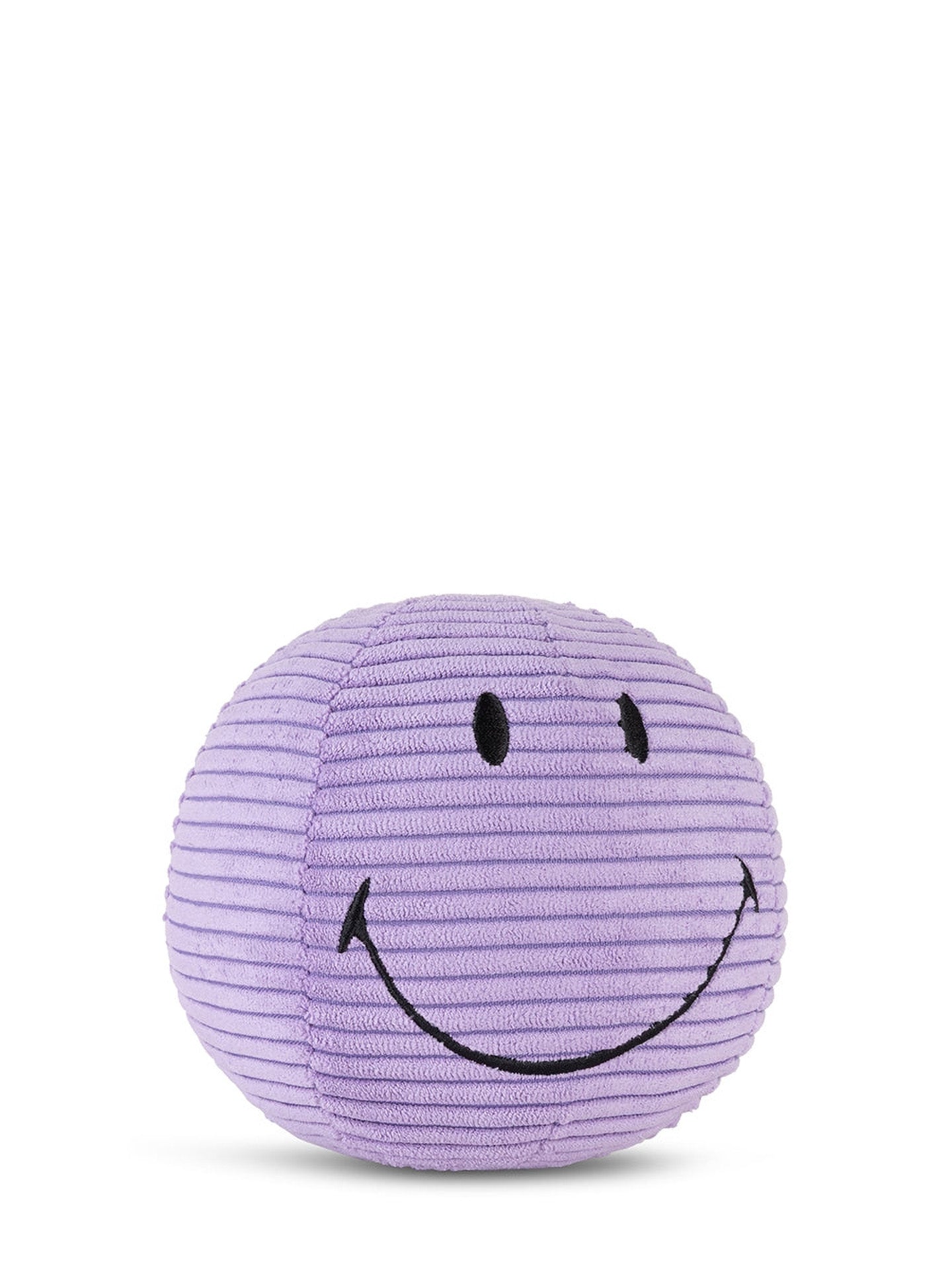 Smiley ECO corduroy soft toy, dark purple (13 cm)