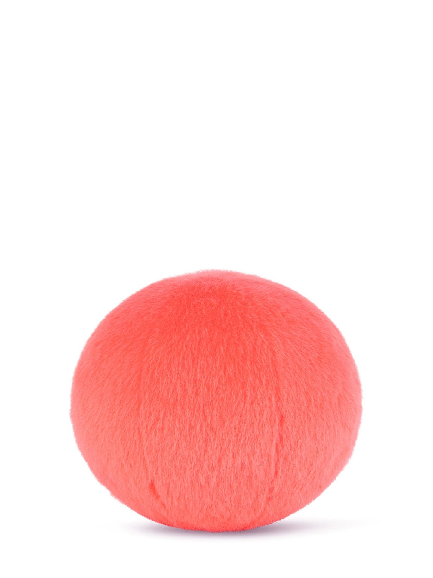 Smiley ECO fuzzy soft toy, coral (13 cm)