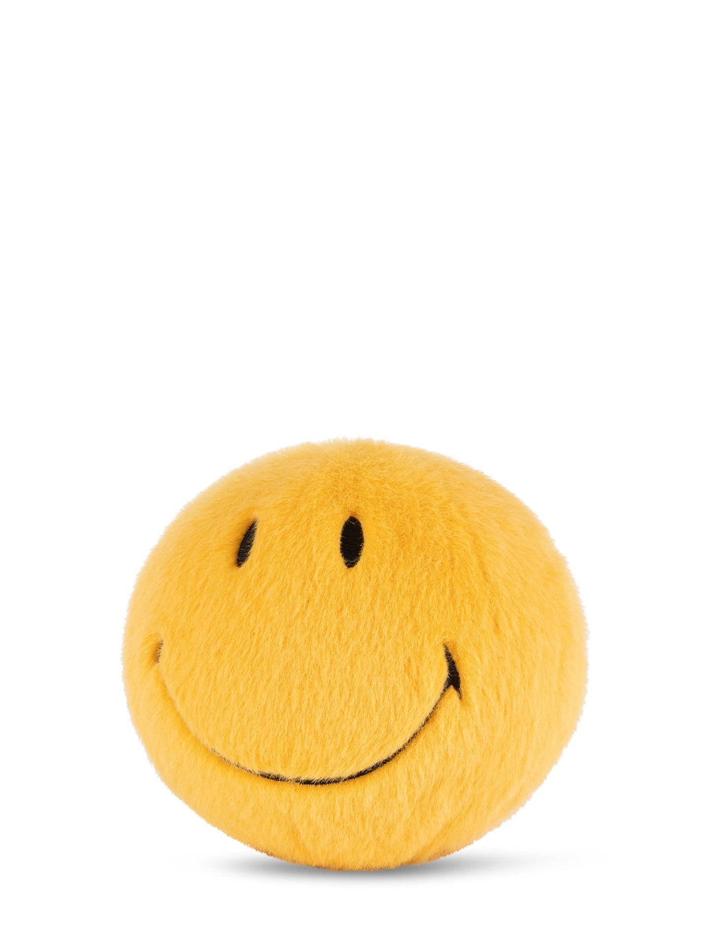 Smiley ECO fuzzy soft toy, yellow (13 cm)
