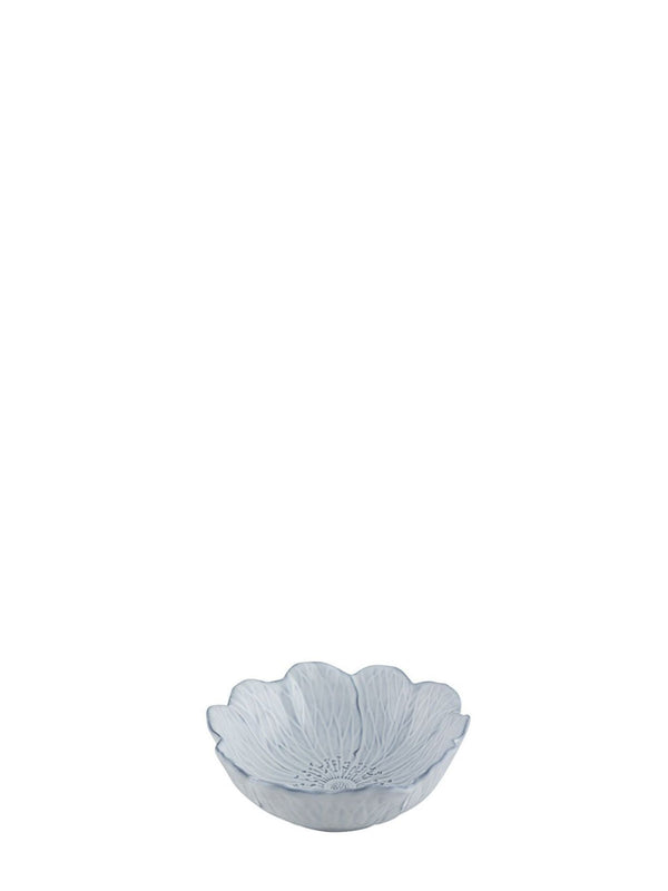 Decorative small bowl with floral design on a white background