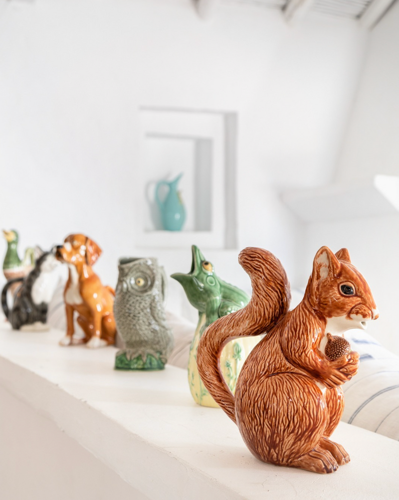 Animal figurine pitchers by Bordallo Pinheiro
