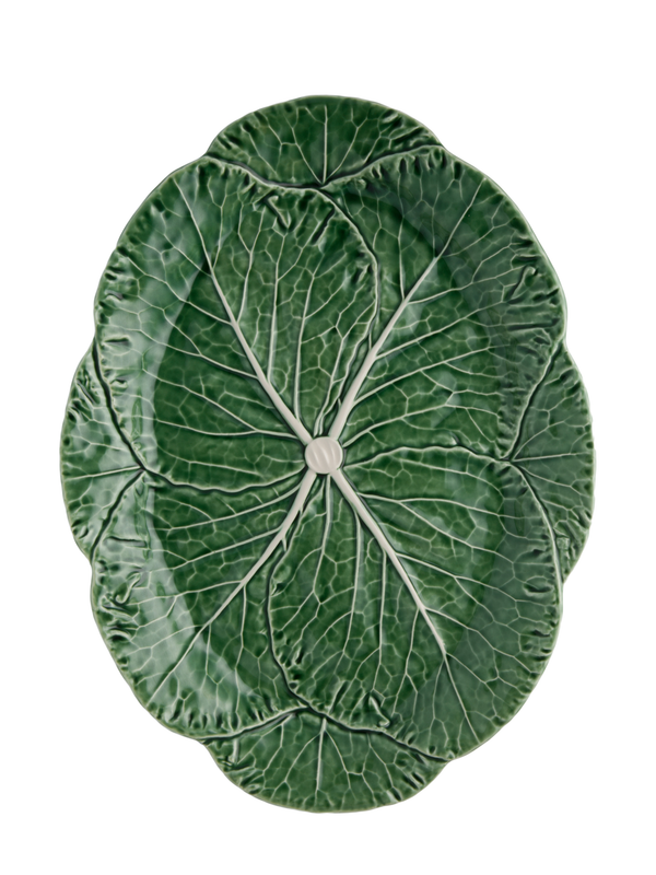 Large oval cabbage platter, green(43 cm)