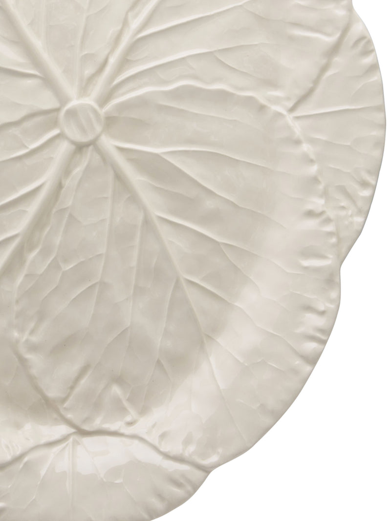 Large oval cabbage platter, ivory (43 cm)