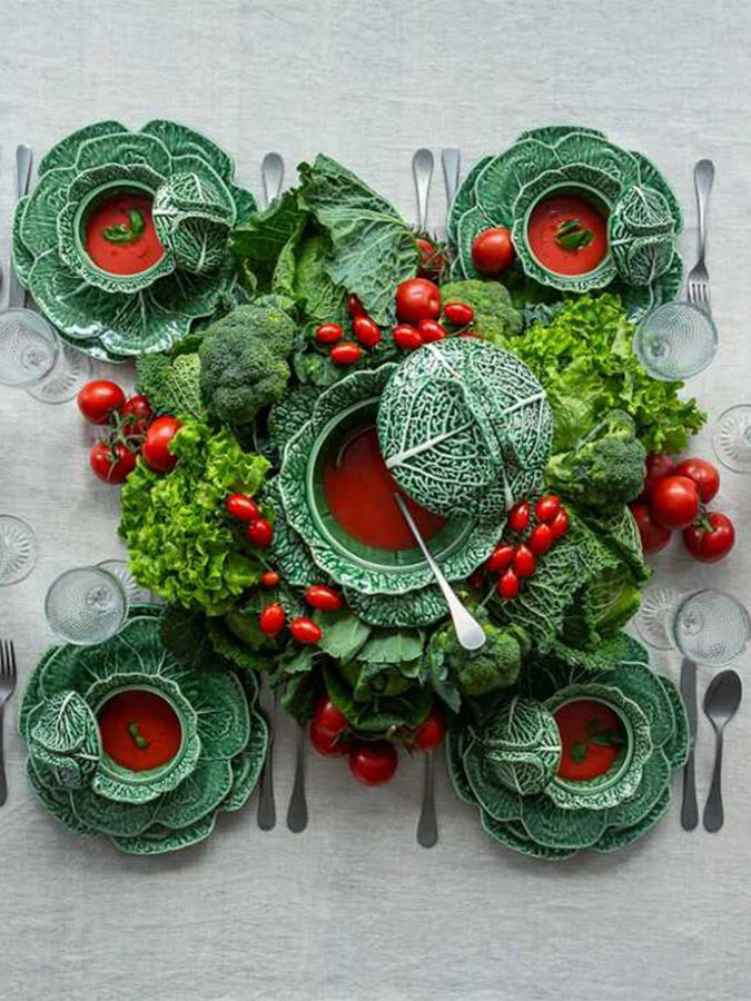 Mid-large Cabbage bowl (17,5cm), green