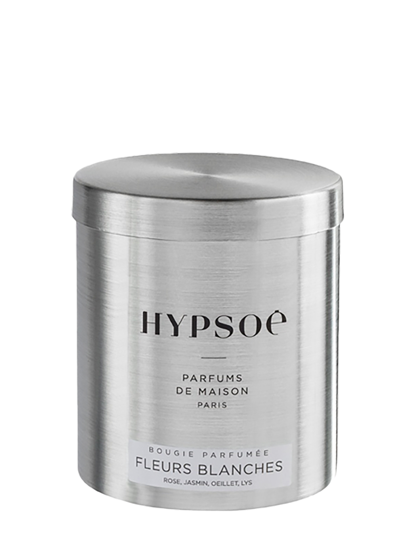 Fleurs Blanches Bougie Métal Candle 200g