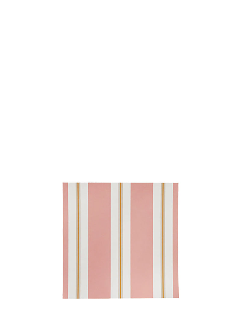 Verona paper dinner napkin pack, rose stripes (40x40cm)