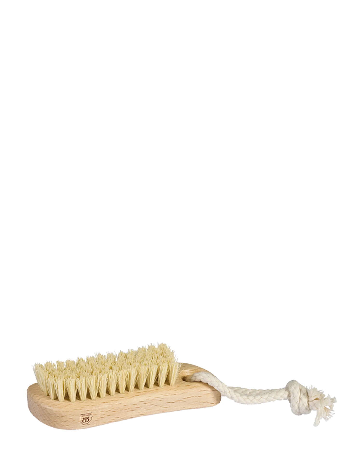 Nail brush, S-form with rope
