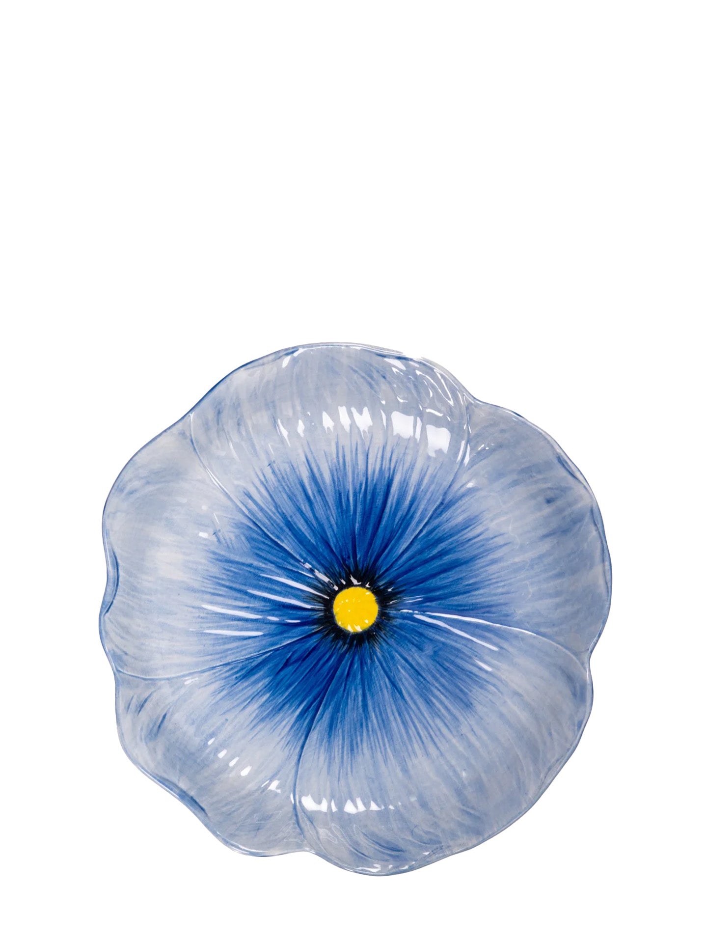 Poppy cake stand, blue