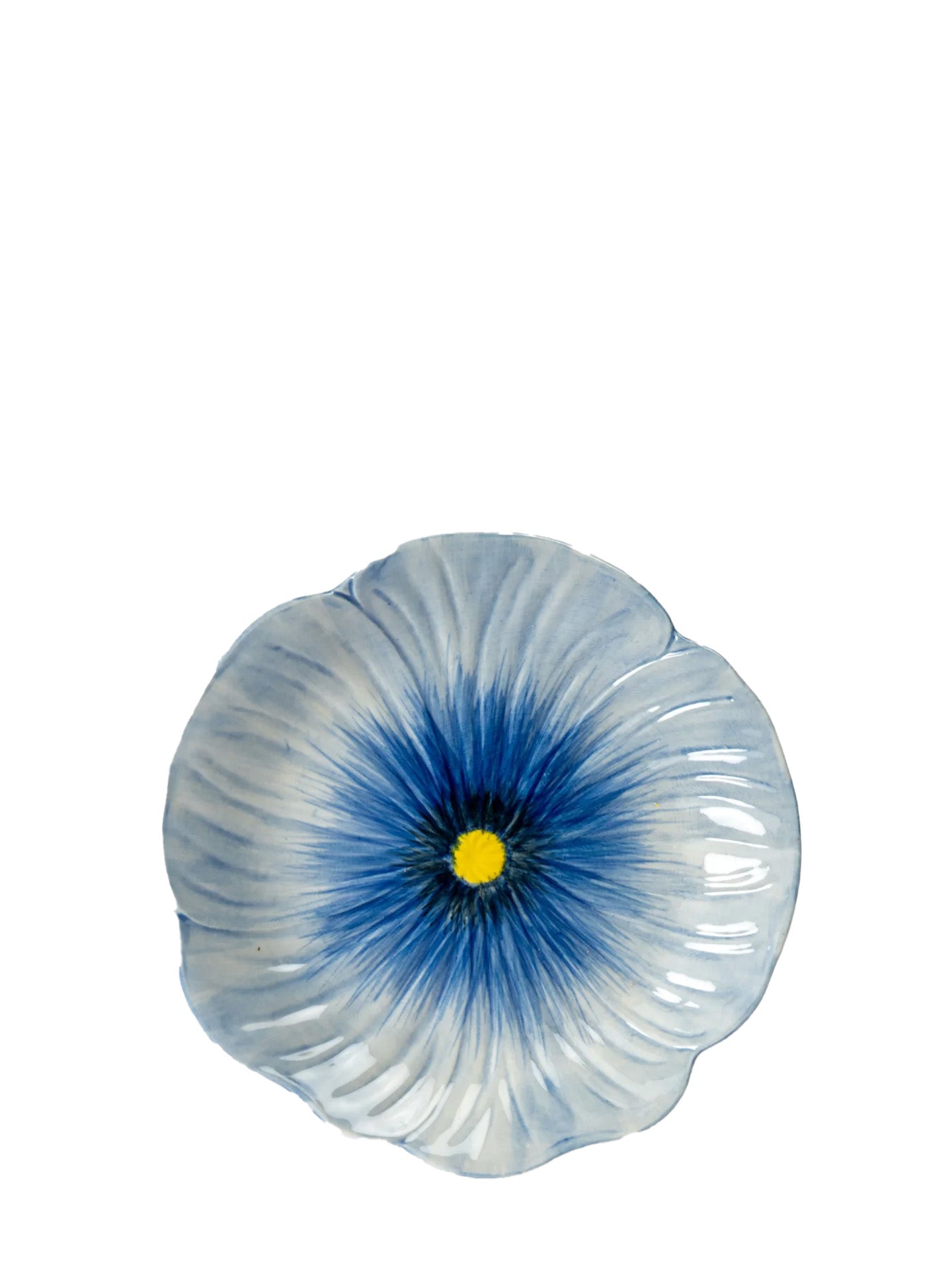 Poppy plate, blue