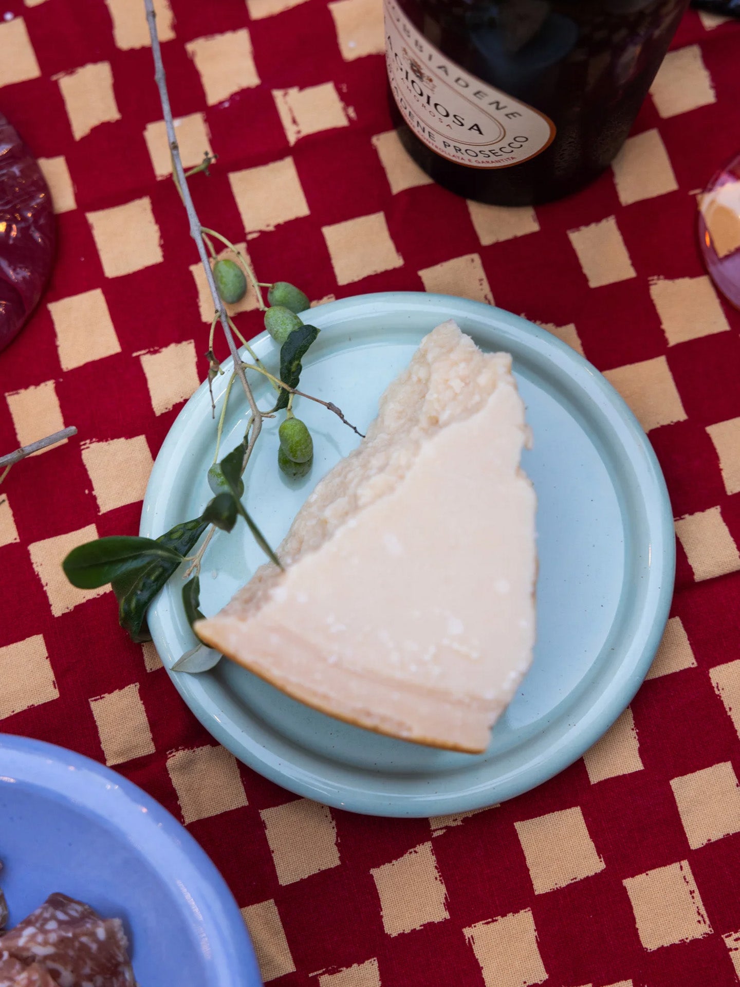 Porto mini plate, minty green