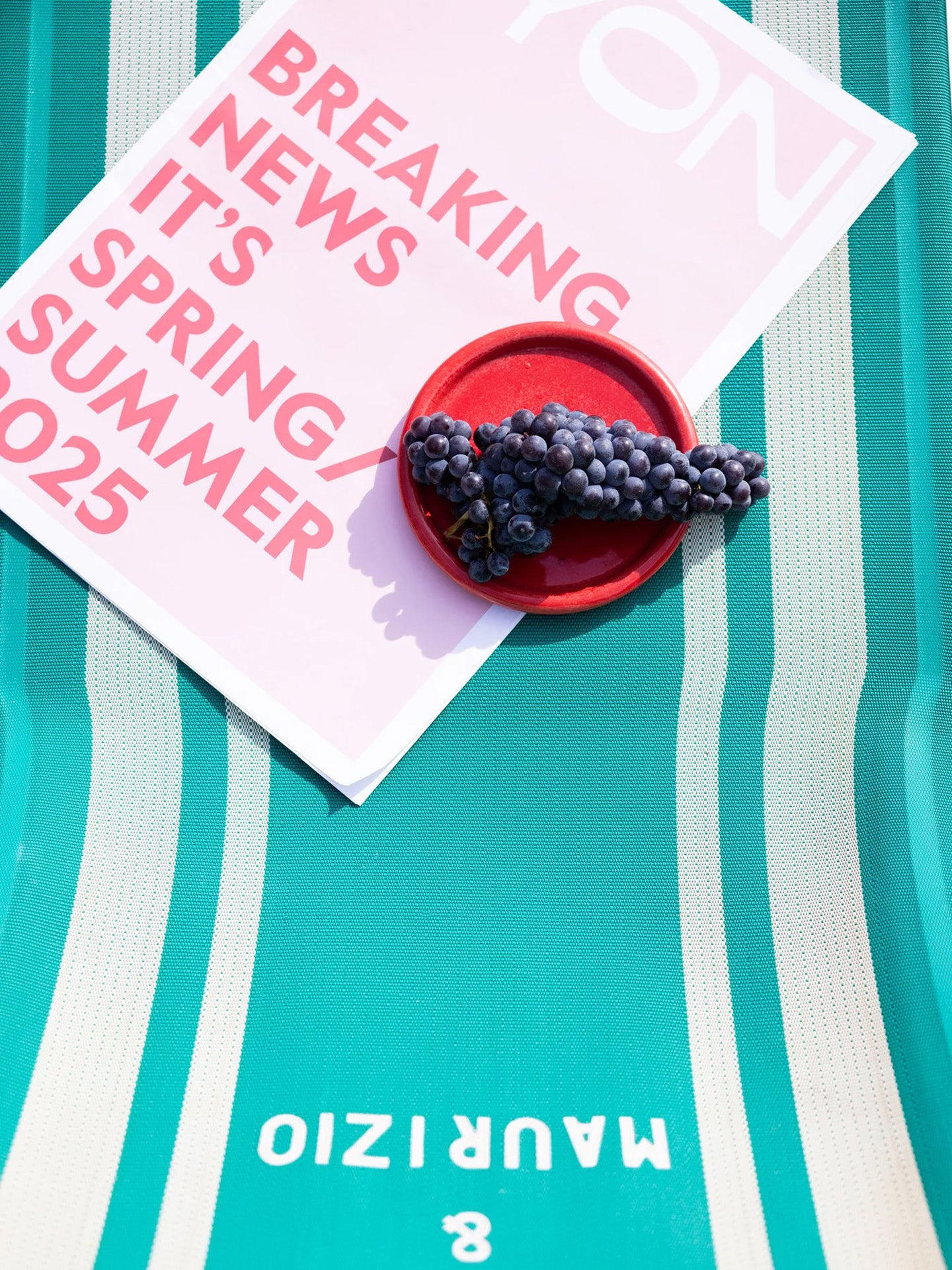 Porto mini plate, red