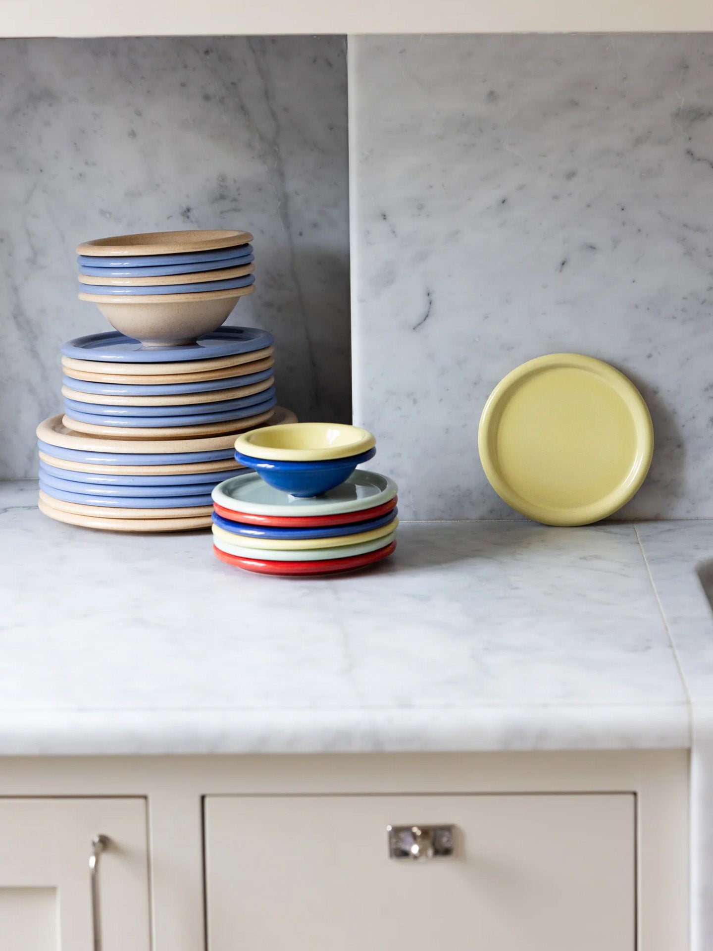 Porto mini plate, yellow