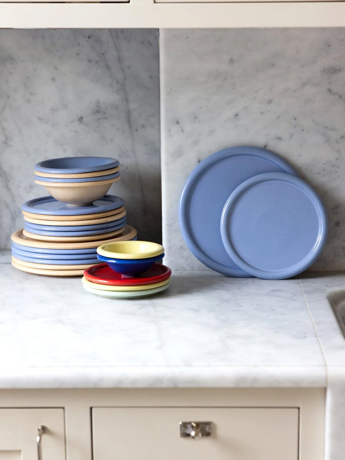 Porto plate, light blue