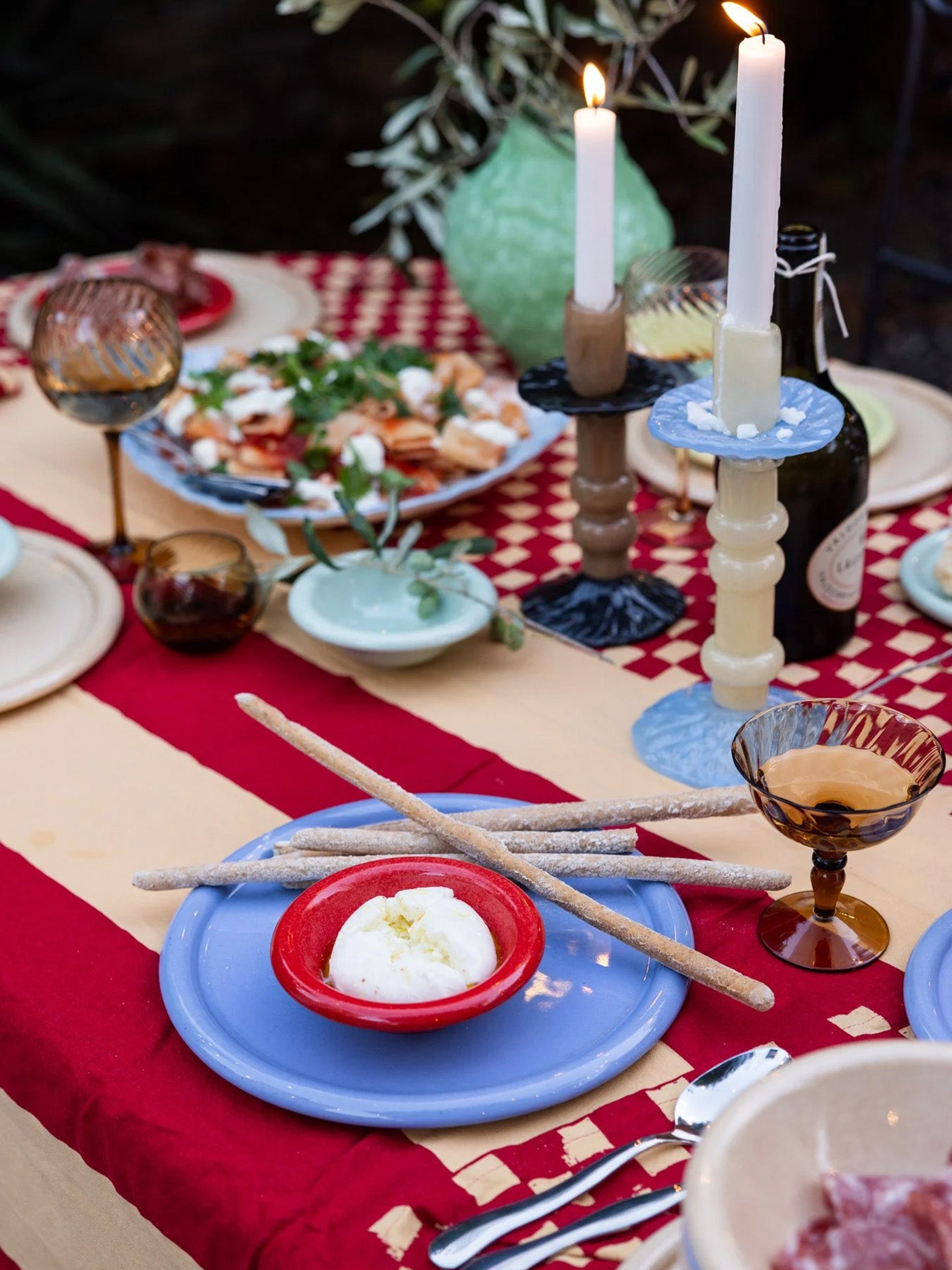 Porto plate, light blue