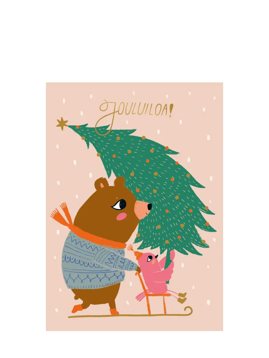Finnish designers Christmas greeting card