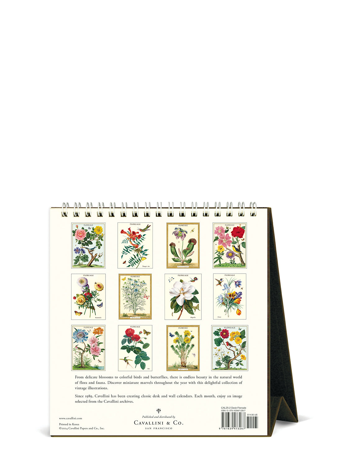 Floreale Desk Calendar