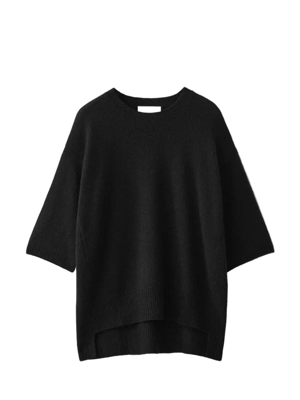 Black sweater on a white background