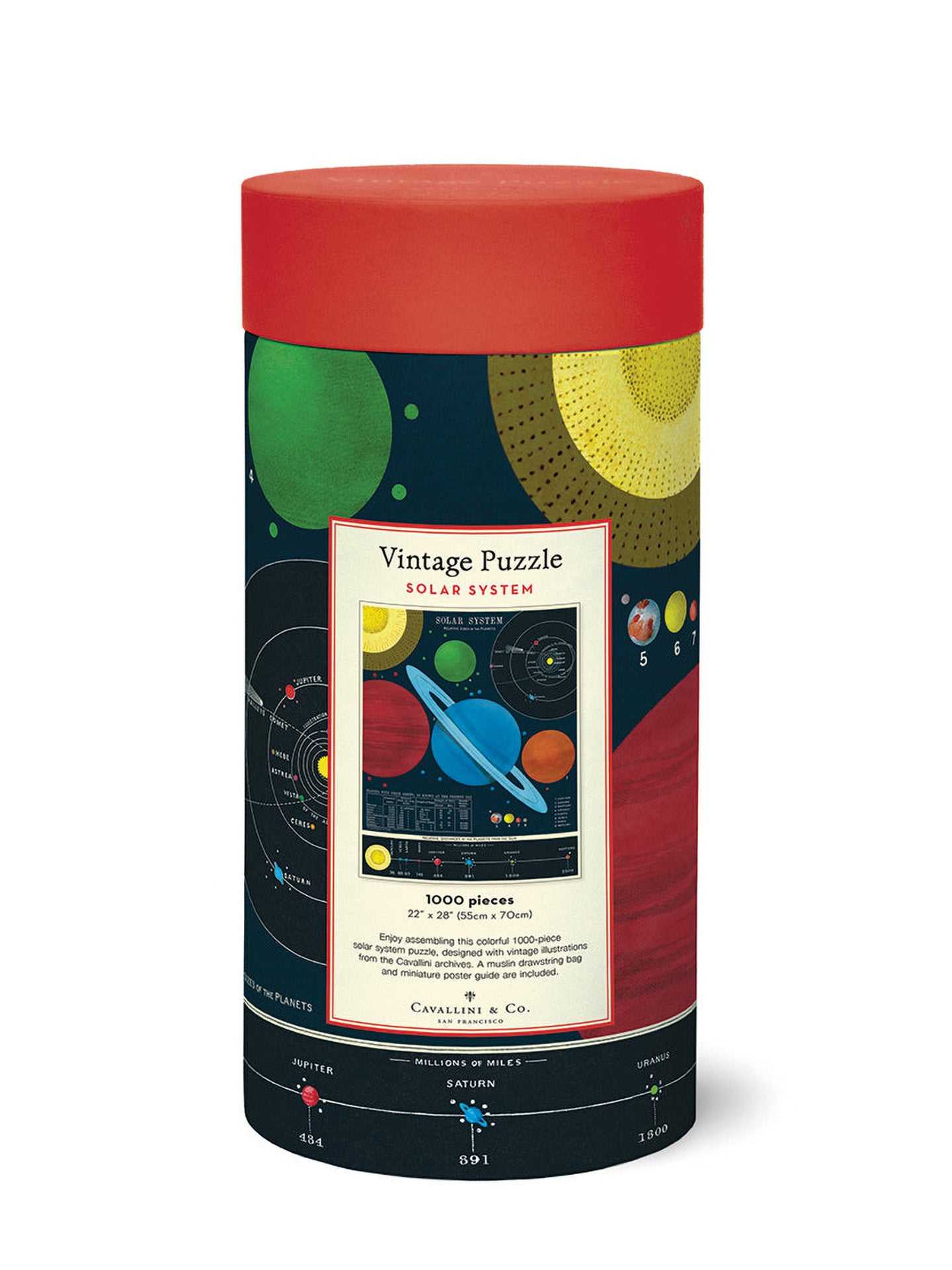 Vintage puzzle, Solar system (1000 pcs)