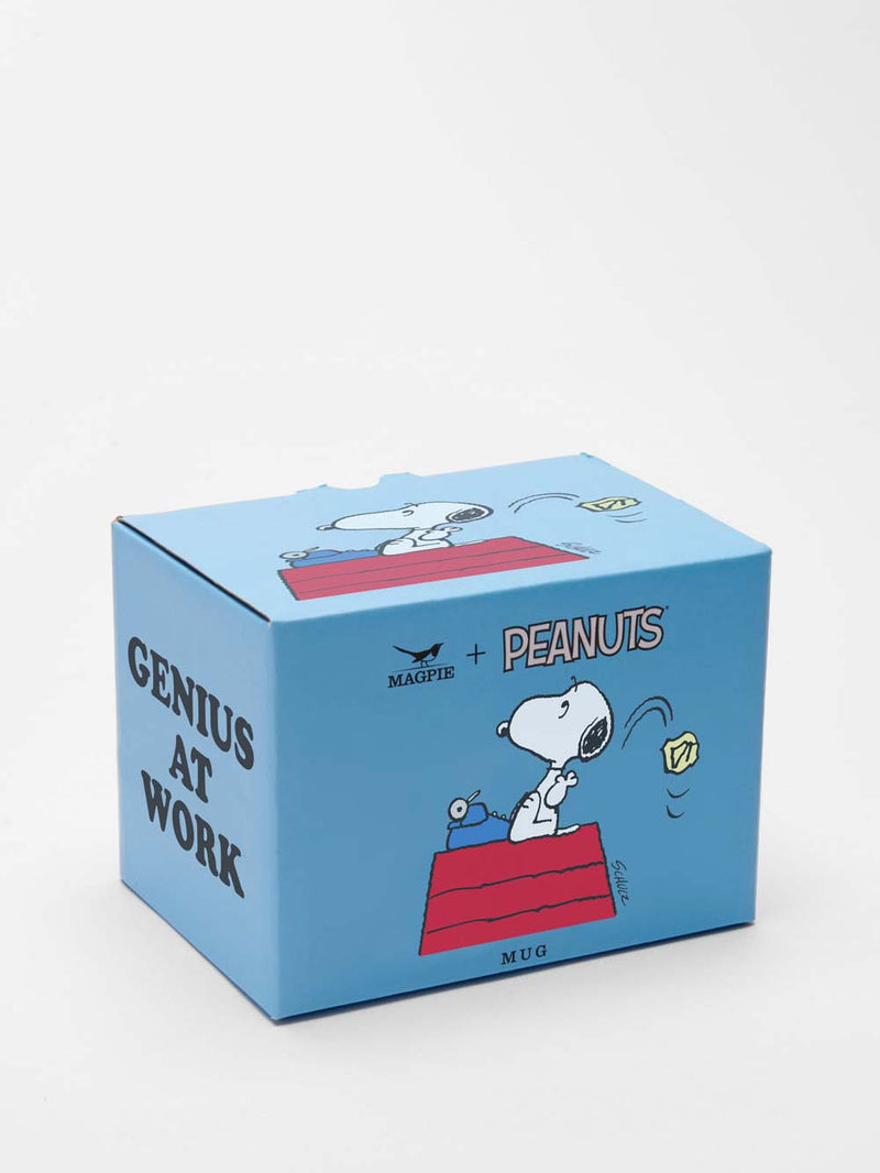 Genius at work Peanuts mug